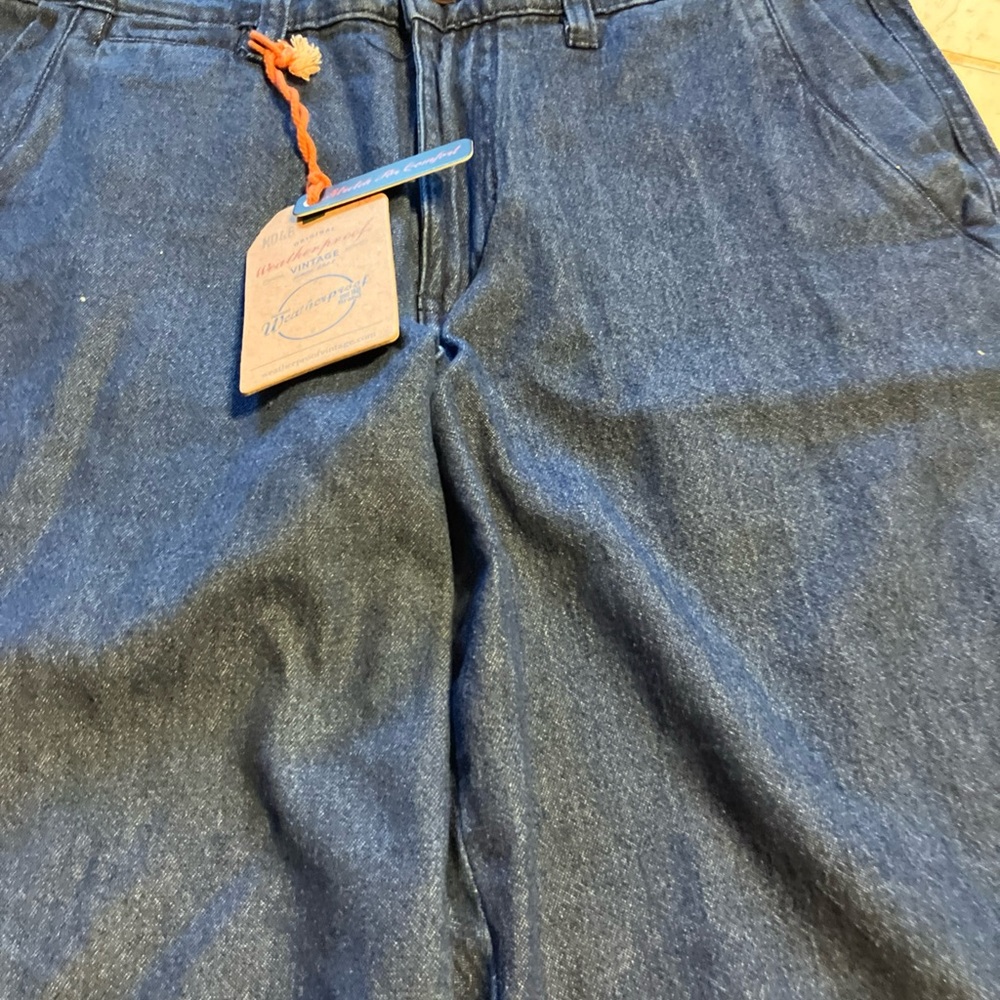 Weatherproof Relaxed Fit Dark Blue Jeans